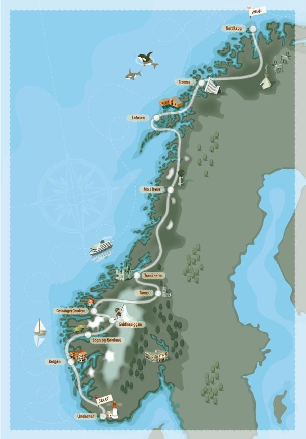 camping Norwegia peta