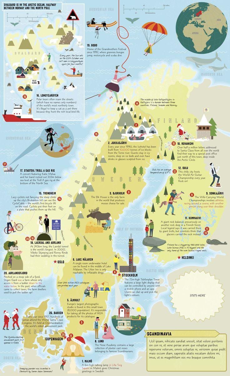 Norwegia harus lihat peta