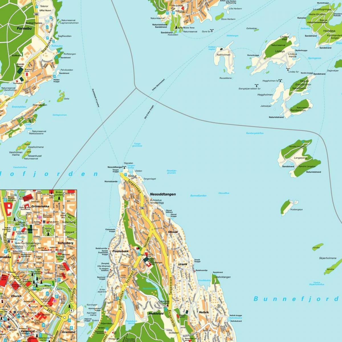oslo Norwegia peta dunia