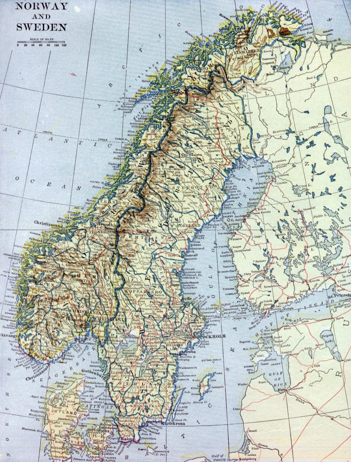 Peta tua Norwegia
