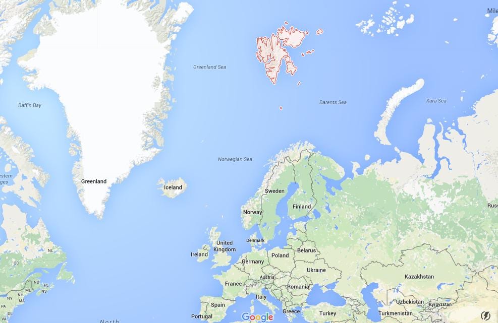 spitsbergen, Norwegia peta