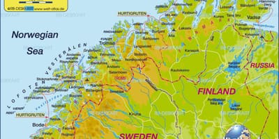 Peta dari kirkenes-Norwegia