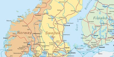 Peta narvik-Norwegia