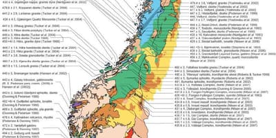 Peta geologi Norwegia