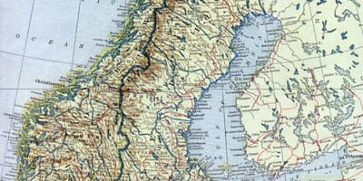 Peta tua Norwegia